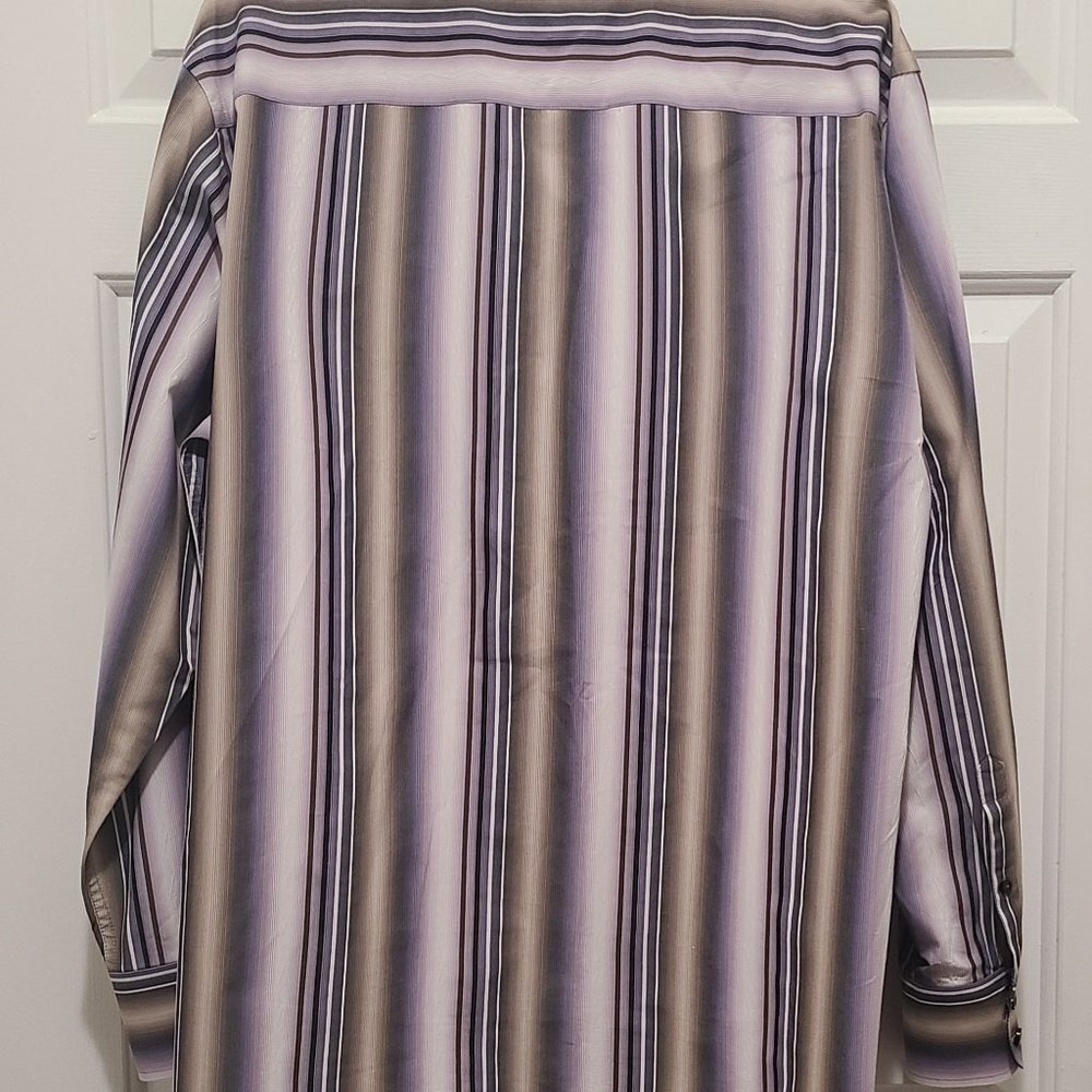 Tommy Bahama Silk Blend XL/TG Long Sleeve Button Down Shirt EUC - Picture 8 of 8